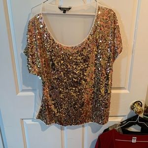 Express glitter top